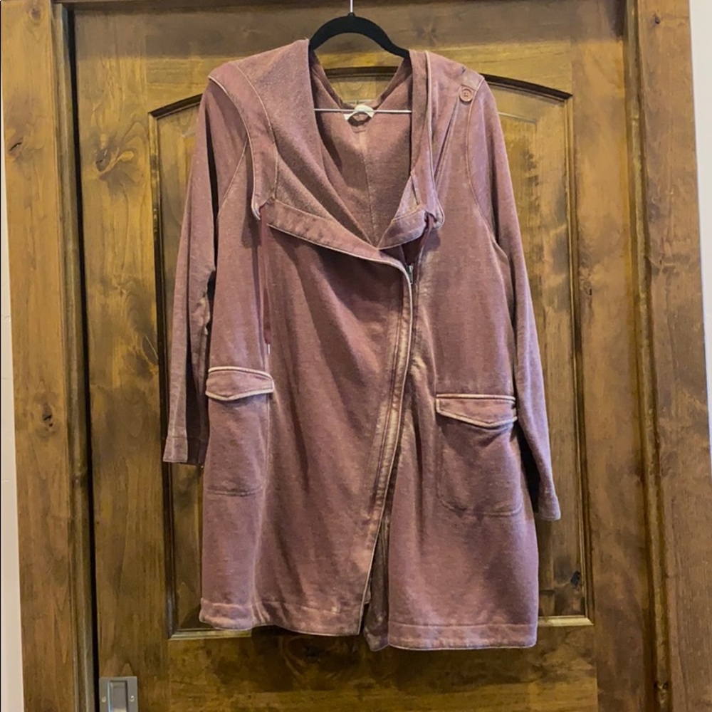 Purple rustic cardigan
